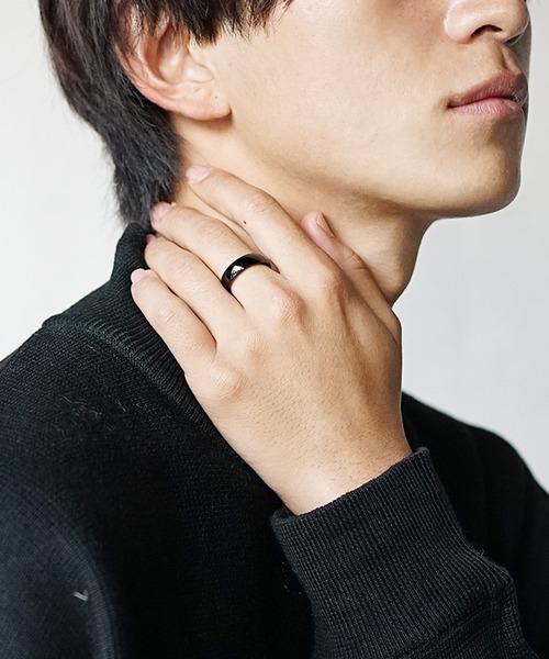 MinoriTY（マイノリティ）の「【MinoriTY】スチールスムースリング メンズ ウィメンズ （リング・メンズ・ブラック/シルバー/ゴールド・S/M/L/XS）」の12枚目の写真