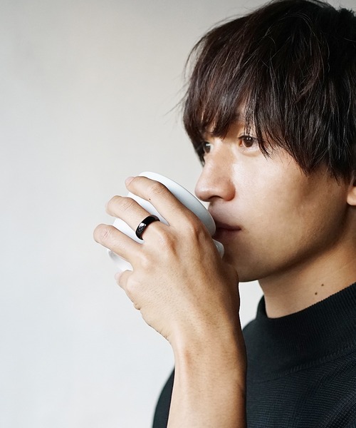 MinoriTY（マイノリティ）の「【MinoriTY】スチールスムースリング メンズ ウィメンズ （リング・メンズ・ブラック/シルバー/ゴールド・S/M/L/XS）」の13枚目の写真