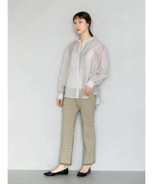 koe（コエ）の「バックスリットピンタックシアーシャツ〇（シャツ/ブラウス・レディース・ラベンダー/ミント/オレンジ・FREE）」の21枚目の写真