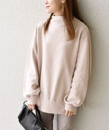 【WEB限定】オーガニックコットンルーズハイネック◆