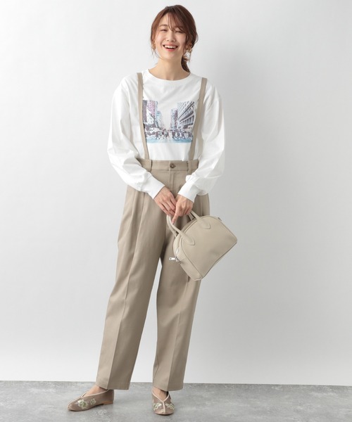 ☆ささのはページ☆ HAVER SACK / ペーパーカッティングプリント ワイド イージーパンツ