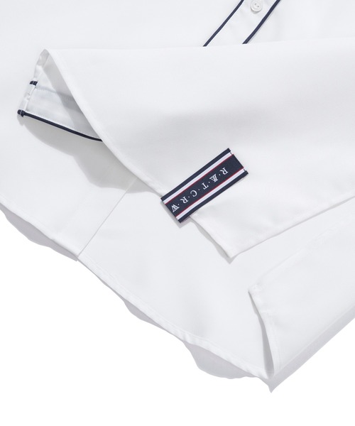 ROMANTIC CROWN(ロマンティッククラウン)の「【ROMANTIC CROWN】ROUND COLLAR PIPING SHIRT / ロマンティッククラウン ラウンド カラー パイピング シャツ(シャツ/ブラウス・メンズ・ホワイト/ベージュ/ネイビー・SMALL/MEDIUM/LARGE/X-LARGE)」の13枚目の写真