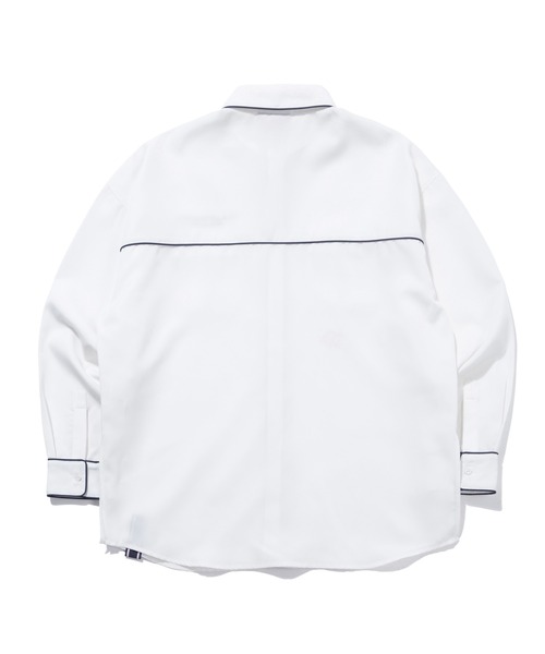 ROMANTIC CROWN(ロマンティッククラウン)の「【ROMANTIC CROWN】ROUND COLLAR PIPING SHIRT / ロマンティッククラウン ラウンド カラー パイピング シャツ(シャツ/ブラウス・メンズ・ホワイト/ベージュ/ネイビー・SMALL/MEDIUM/LARGE/X-LARGE)」の10枚目の写真