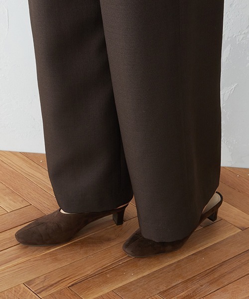 COMME CA ISM(コムサイズム)の「★TV媒体着用商品★ ウエストリボン付 セミワイドパンツ(その他パンツ・レディース・レンガ/ダークブラウン/ベージュ・SMALL/MEDIUM/LARGE/X-LARGE/X-SMALL)」の11枚目の写真