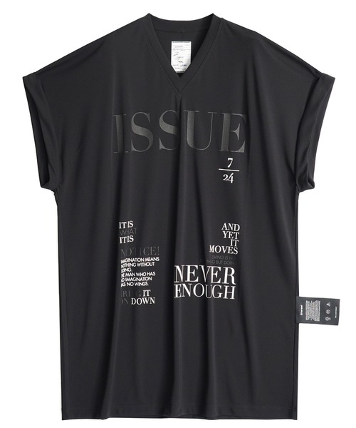 SHAREEF（シャリーフ）の「PE SMOOTH LONG LENGTH T（Tシャツ/カットソー・メンズ・ホワイト/ブラック/バーガンディー/グレイッシュブルー・1/2/3）」の2枚目の写真