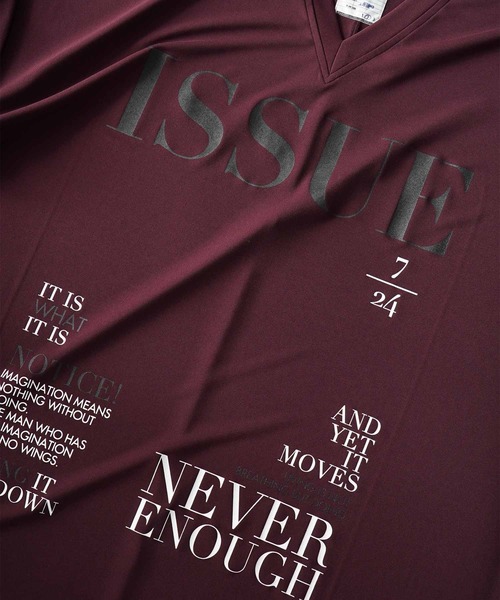 SHAREEF（シャリーフ）の「PE SMOOTH LONG LENGTH T（Tシャツ/カットソー・メンズ・ホワイト/ブラック/バーガンディー/グレイッシュブルー・1/2/3）」の14枚目の写真