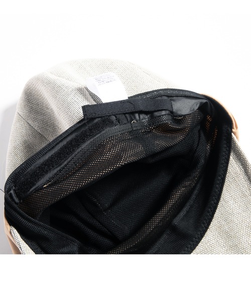 QUEENHEAD（クイーンヘッド）の「サンマリンキャスケット（キャスケット・レディース・ライトグレー/ブラック/グレー/カーキ/ナチュラル・X-LARGE/FREE）」の6枚目の写真