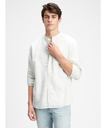 GAP | リラックスフィット バンドカラーシャツ(シャツ/ブラウス)