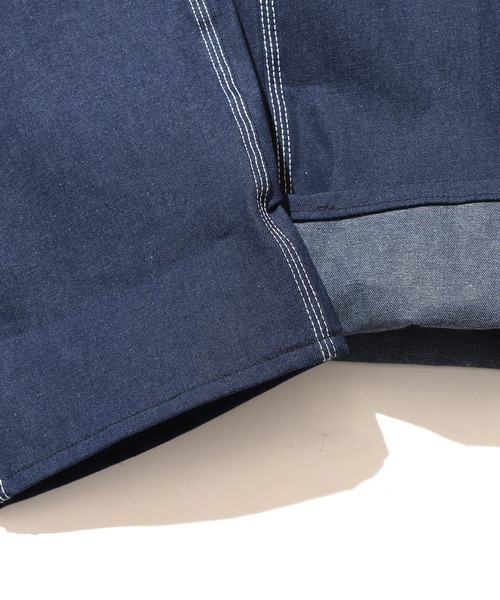 ROUND HOUSE（ラウンドハウス）の「Round House/ラウンドハウス Classic Denim Button Fly Bib Overalls オーバーオール MADE IN USA（サロペット/オーバーオール・メンズ・インディゴブルー・32inch/34inch/36inch/30inch）」の5枚目の写真