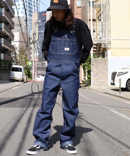 ROUND HOUSE（ラウンドハウス）の「Round House/ラウンドハウス Classic Denim Button Fly Bib Overalls オーバーオール MADE IN USA（サロペット/オーバーオール・メンズ・インディゴブルー・32inch/34inch/36inch/30inch）」の15枚目の写真