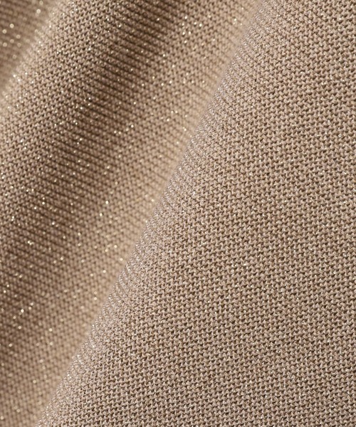 INED（イネド）の「ホールガーメント(R)ドルマンスリーブラメニット（ニット/セーター・レディース・ネイビー/シルバー/モカ・9号/7号）」の8枚目の写真