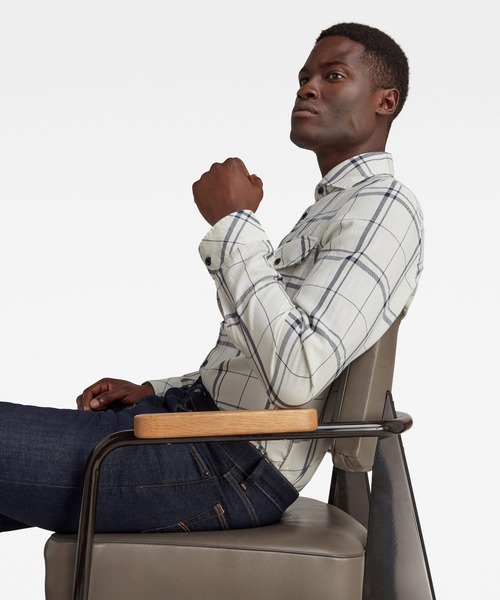G-STAR（ジースター）の「MARINE SERVICE SLIM SHIRT（シャツ/ブラウス・メンズ・チェック・SMALL/MEDIUM/LARGE/X-SMALL）」の4枚目の写真