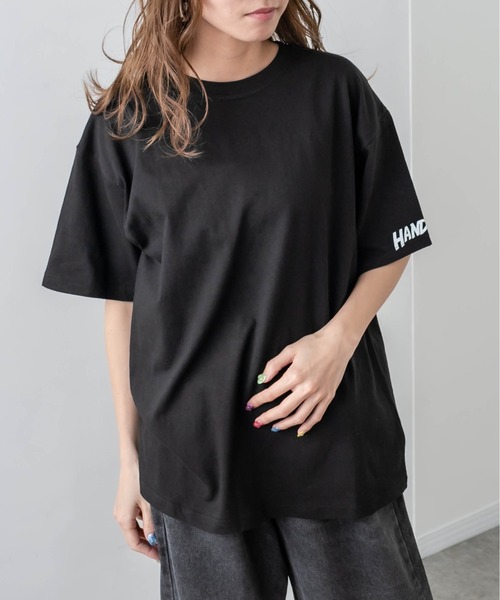 RASVOA（ラスボア）の「Danger Ｔシャツ（Tシャツ/カットソー・レディース・ブラック/オフホワイト/オレンジ・FREE）」の11枚目の写真