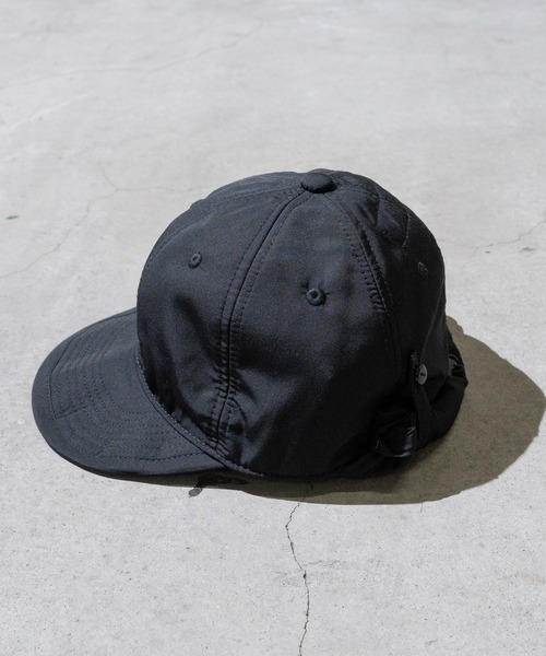 KRIFF MAYER(クリフメイヤー)の「【Y】〔KRIFF MAYER/クリフメイヤー〕撥水加工 日よけ付きキャップ(キャップ・キッズ・ブラック/ベージュ/ネイビー・FREE)」の4枚目の写真