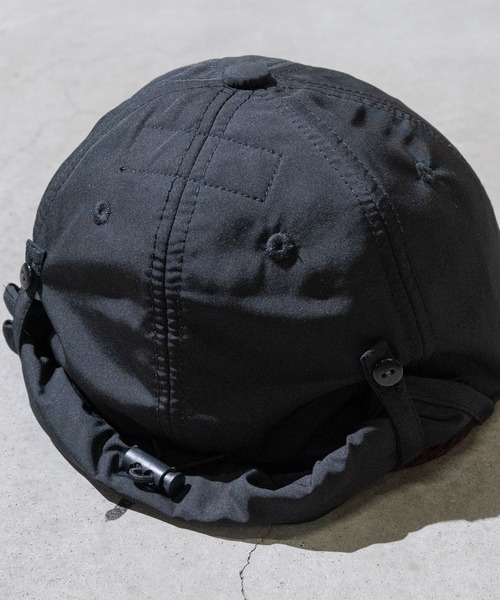 KRIFF MAYER(クリフメイヤー)の「【Y】〔KRIFF MAYER/クリフメイヤー〕撥水加工 日よけ付きキャップ(キャップ・キッズ・ブラック/ベージュ/ネイビー・FREE)」の10枚目の写真