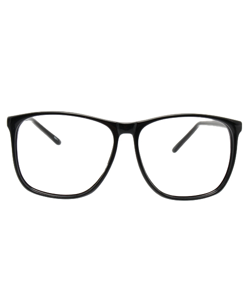 WEGO（ウィゴー）の「WEGO/レンズ無しウェリントンタイプ（メガネ・メンズ・ブラック/ブラウン系その他・FREE）」の3枚目の写真