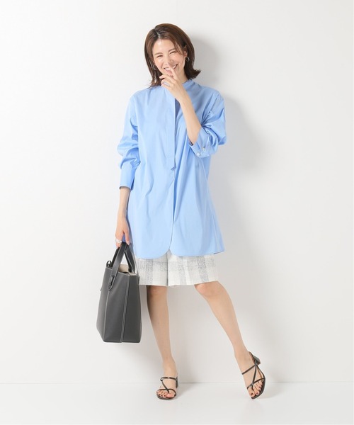 IENA - お値下げ【IENA】ツイルロング シャツブラウス セール】IENA LA BOUCLE シルクローン ロングシャツ◇（シャツ