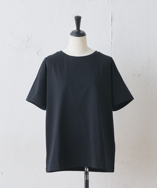 BEARDSLEY（ビアズリー）の「イニシャル刺繍Tシャツ（Tシャツ/カットソー・レディース・ホワイト/ブラック・FREE）」の22枚目の写真