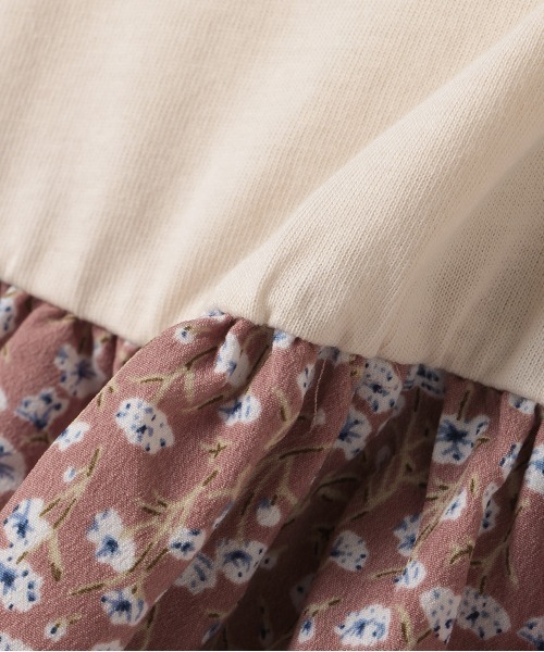 b・ROOM（ビールーム）の「【プチプラ】キャミレイヤード風半袖ワンピース（ワンピース・キッズ・ベージュ/ピンク/ブラック・100cm/140cm/120cm/110cm/130cm）」の13枚目の写真