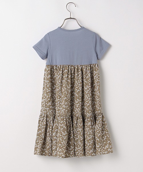 b・ROOM（ビールーム）の「【プチプラ】キャミレイヤード風半袖ワンピース（ワンピース・キッズ・ベージュ/ピンク/ブラック・100cm/140cm/120cm/110cm/130cm）」の7枚目の写真