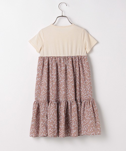 b・ROOM（ビールーム）の「【プチプラ】キャミレイヤード風半袖ワンピース（ワンピース・キッズ・ベージュ/ピンク/ブラック・100cm/140cm/120cm/110cm/130cm）」の9枚目の写真