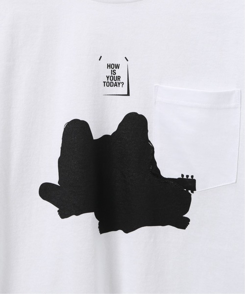 TODAY edition(トゥデイエディション)の「【TODAY edition / トゥデイエディション】 COUPLE SS TEE(Tシャツ/カットソー・メンズ・ホワイト/ブラック・MEDIUM/LARGE)」の7枚目の写真