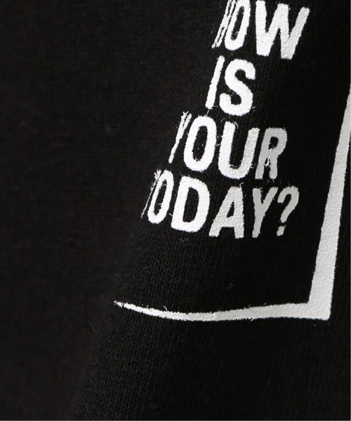 TODAY edition(トゥデイエディション)の「【TODAY edition / トゥデイエディション】 COUPLE SS TEE(Tシャツ/カットソー・メンズ・ホワイト/ブラック・MEDIUM/LARGE)」の6枚目の写真