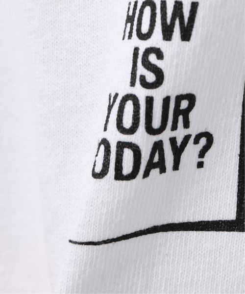 TODAY edition(トゥデイエディション)の「【TODAY edition / トゥデイエディション】 COUPLE SS TEE(Tシャツ/カットソー・メンズ・ホワイト/ブラック・MEDIUM/LARGE)」の10枚目の写真