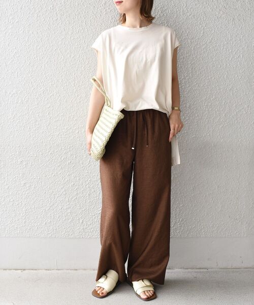 SHIPS（シップス）の「ツイルドロストパンツ（その他パンツ・レディース・イエロー系その他2/ブラウン/ネイビー・36/38/34/40）」の17枚目の写真