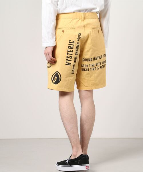 HYSTERIC GLAMOUR（ヒステリックグラマー）の「SOUND INSTRUCTIONS ショーツ（その他パンツ・メンズ・ホワイト/ブラック/パープル/イエロー・SMALL/MEDIUM/LARGE）」の11枚目の写真