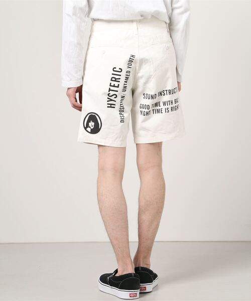HYSTERIC GLAMOUR（ヒステリックグラマー）の「SOUND INSTRUCTIONS ショーツ（その他パンツ・メンズ・ホワイト/ブラック/パープル/イエロー・SMALL/MEDIUM/LARGE）」の7枚目の写真