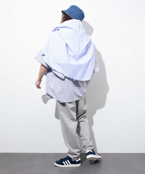 FREAK'S STORE（フリークスストア）の「カレッジロゴ スウェットパンツ/イージーパンツ（その他パンツ・メンズ・オフホワイト/ブラック/モスグリーン/ネイビー・MEDIUM/LARGE）」の9枚目の写真