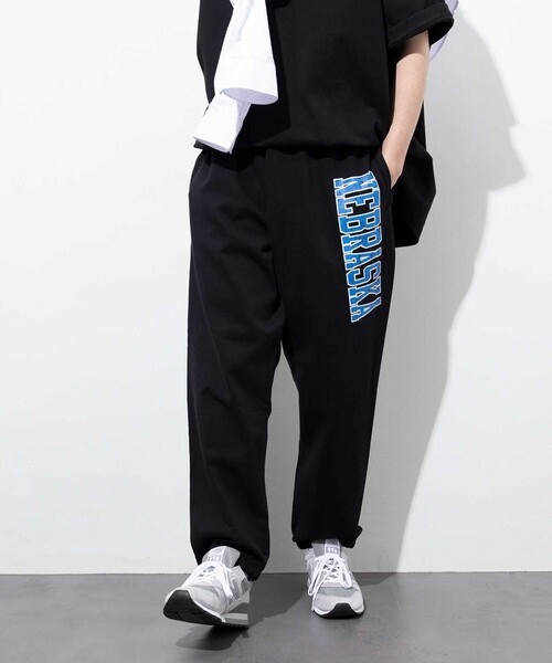 FREAK'S STORE（フリークスストア）の「カレッジロゴ スウェットパンツ/イージーパンツ（その他パンツ・メンズ・オフホワイト/ブラック/モスグリーン/ネイビー・MEDIUM/LARGE）」の14枚目の写真