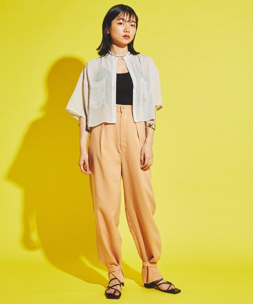 dispark(ディスパーク)の「DISPARK /バンドカラーショートシャツ(シャツ/ブラウス・レディース・アイボリー/その他1・FREE)」の11枚目の写真