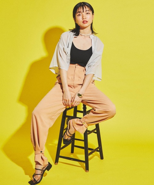 dispark(ディスパーク)の「DISPARK /バンドカラーショートシャツ(シャツ/ブラウス・レディース・アイボリー/その他1・FREE)」の8枚目の写真