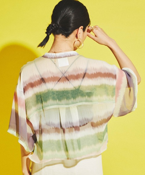 dispark(ディスパーク)の「DISPARK /バンドカラーショートシャツ(シャツ/ブラウス・レディース・アイボリー/その他1・FREE)」の10枚目の写真