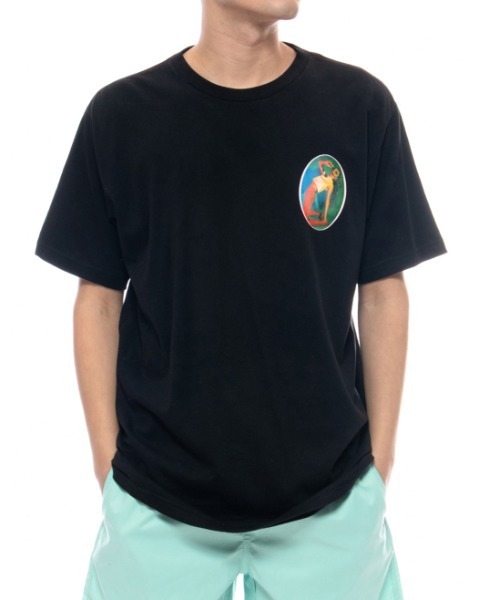 RVCA(ルーカ)の「RVCA メンズ 【DANA TRIPPE COLLECTION】 FOCUS SS Tシャツ【2021年夏モデル】/ルーカ半袖バックプリントTシャツ(Tシャツ/カットソー・メンズ・ブラック/ホワイト・LARGE/SMALL/MEDIUM)」の7枚目の写真
