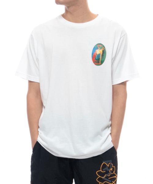 RVCA(ルーカ)の「RVCA メンズ 【DANA TRIPPE COLLECTION】 FOCUS SS Tシャツ【2021年夏モデル】/ルーカ半袖バックプリントTシャツ(Tシャツ/カットソー・メンズ・ブラック/ホワイト・LARGE/SMALL/MEDIUM)」の4枚目の写真
