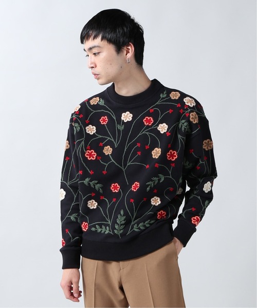 niche. ニッチ Flower Embroidery スウェ ット ひまわり - メルカリ