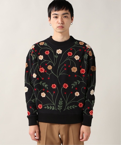 niche.（ニッチ）の「【niche./ニッチ】Flower EMB C/N SWEAT-ALL（スウェット・メンズ・ブラック・MEDIUM）」の13枚目の写真