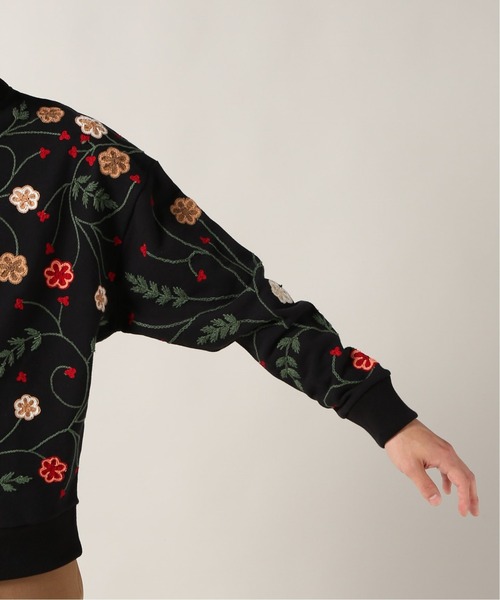 niche.（ニッチ）の「【niche./ニッチ】Flower EMB C/N SWEAT-ALL（スウェット・メンズ・ブラック・MEDIUM）」の12枚目の写真