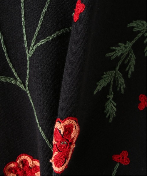 niche.（ニッチ）の「【niche./ニッチ】Flower EMB C/N SWEAT-ALL（スウェット・メンズ・ブラック・MEDIUM）」の11枚目の写真