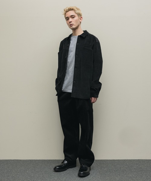 BAL CORDUROY VELCRO WORK PANT　ブラック BAL（バル）の「【2021秋冬】CORDUROY VELCRO WORK PANT（その他