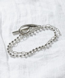 ダブルチェーンマンテルブレスレット