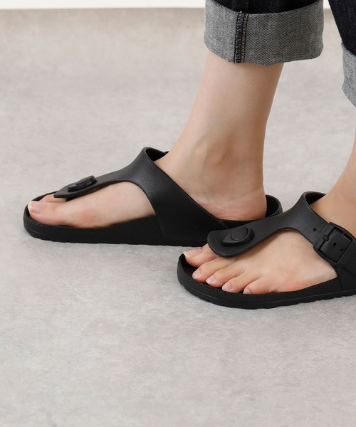新品未使用　 SLIPPER 黒 EVAトングサンダル 26cm welleg サンダル EVA トングサンダル レディース : ZOZOTOWN Yahoo!店