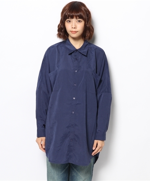 WHO'S WHO gallery(フーズフーギャラリー)の「【THE BIG SERIES 】GABARDINE Shirts(シャツ/ブラウス・レディース・カーキ/グレー/ネイビー・FREE)」の9枚目の写真