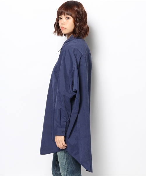 WHO'S WHO gallery(フーズフーギャラリー)の「【THE BIG SERIES 】GABARDINE Shirts(シャツ/ブラウス・レディース・カーキ/グレー/ネイビー・FREE)」の10枚目の写真