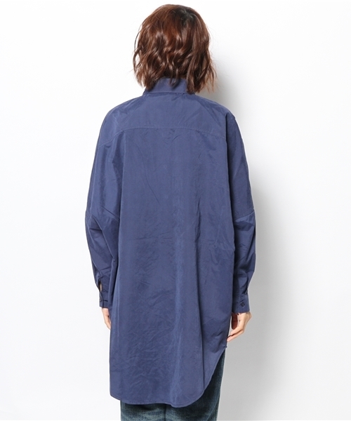 WHO'S WHO gallery(フーズフーギャラリー)の「【THE BIG SERIES 】GABARDINE Shirts(シャツ/ブラウス・レディース・カーキ/グレー/ネイビー・FREE)」の11枚目の写真
