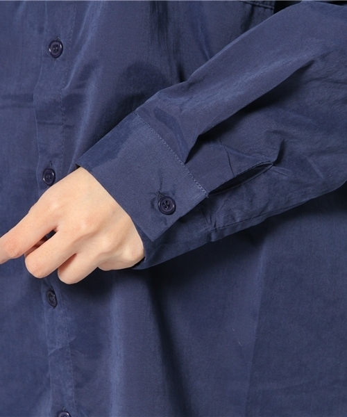 WHO'S WHO gallery(フーズフーギャラリー)の「【THE BIG SERIES 】GABARDINE Shirts(シャツ/ブラウス・レディース・カーキ/グレー/ネイビー・FREE)」の5枚目の写真