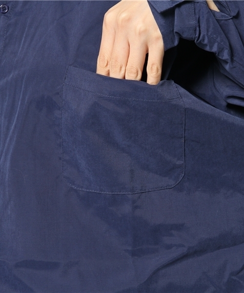 WHO'S WHO gallery(フーズフーギャラリー)の「【THE BIG SERIES 】GABARDINE Shirts(シャツ/ブラウス・レディース・カーキ/グレー/ネイビー・FREE)」の6枚目の写真